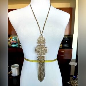 Vintage Probably fringe pendant necklace